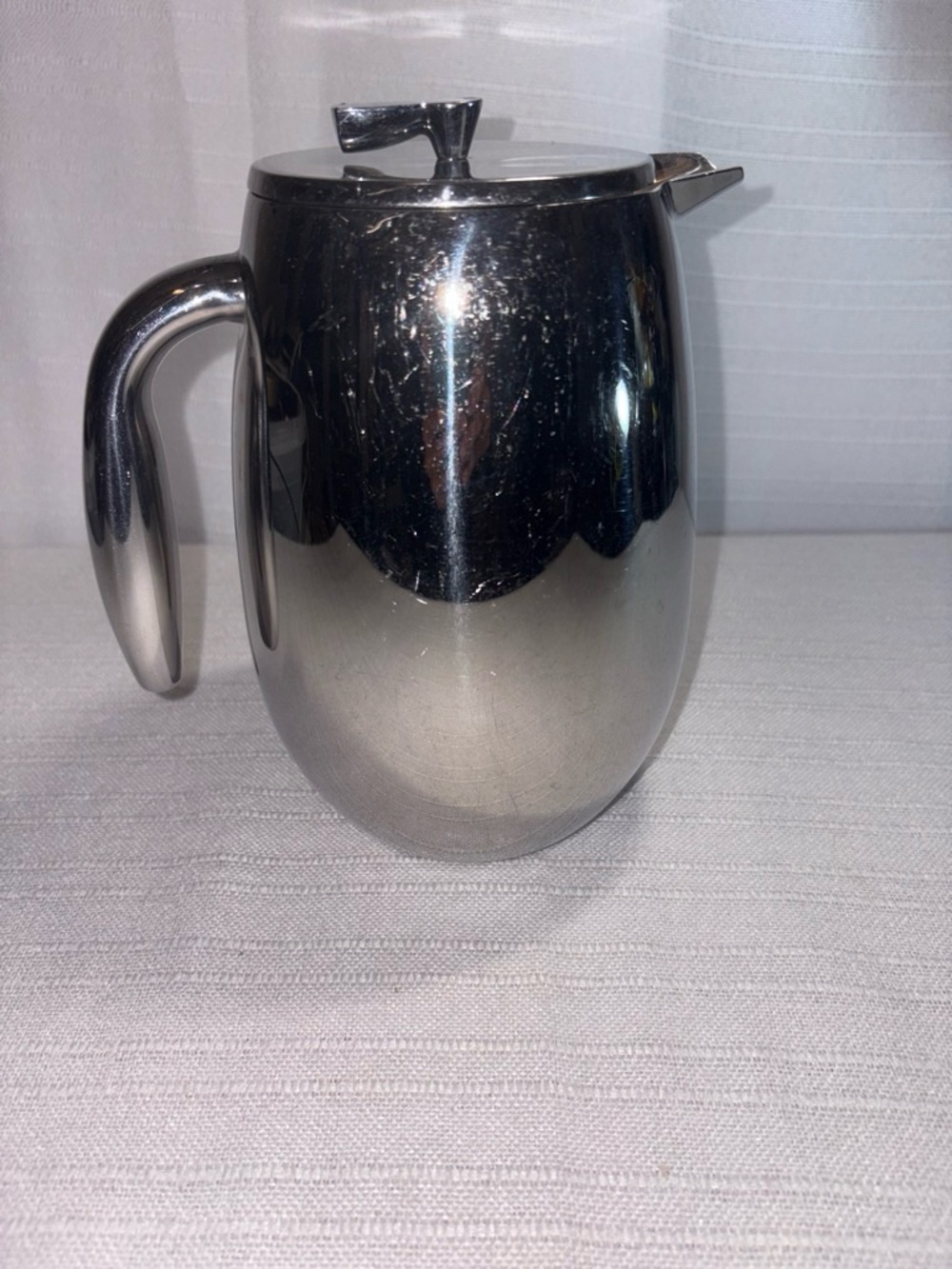 Bodum French Press Silver Stainless Steel Coffee Maker 4 Cup